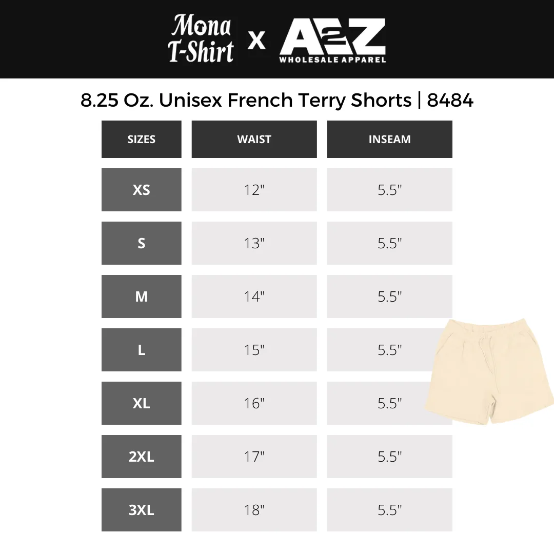 8.25 Oz. Unisex French Terry Shorts 8484 | Circle Clothing