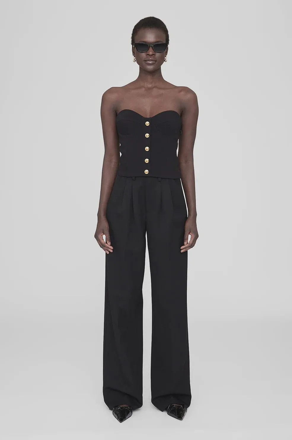 Anine Bing | Jennifer Top - Black
