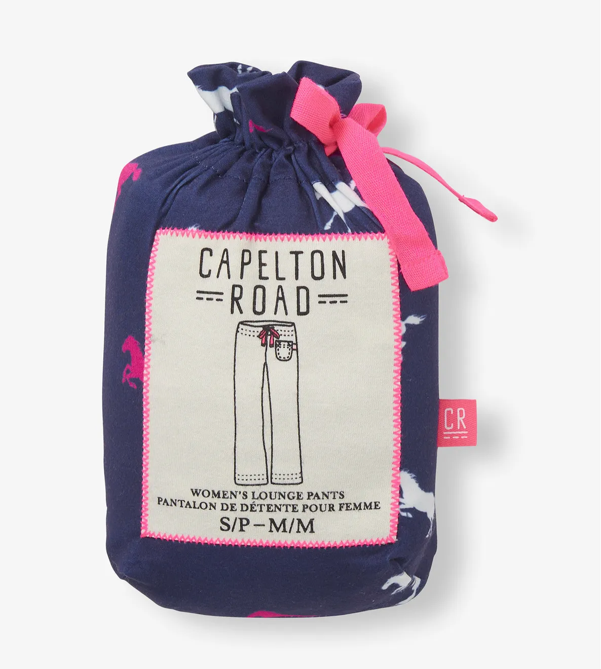 Capelton Road PJ Pants In A Bag - Running Horses