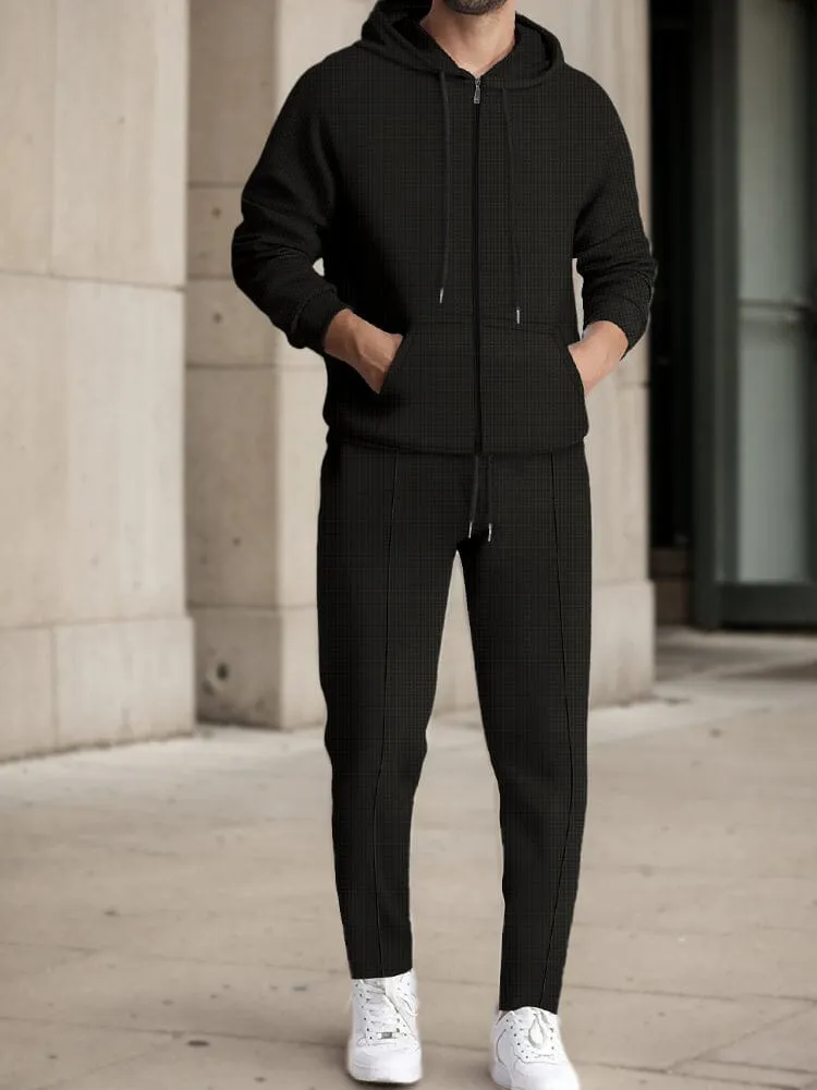 Comfy Waffle 2-Piece Tracksuit