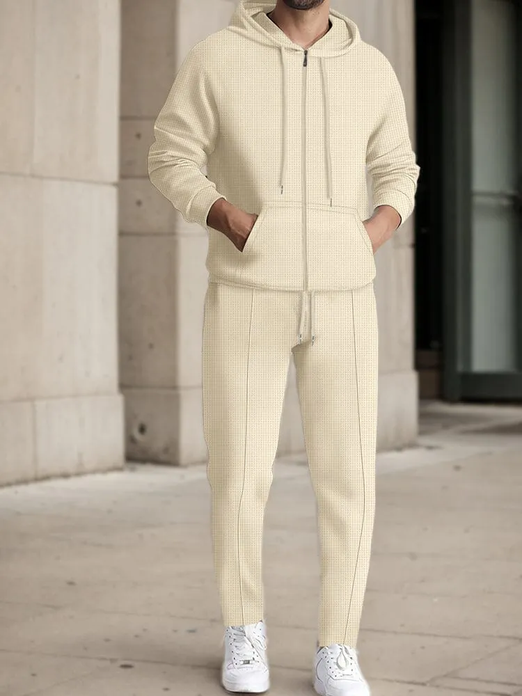 Comfy Waffle 2-Piece Tracksuit