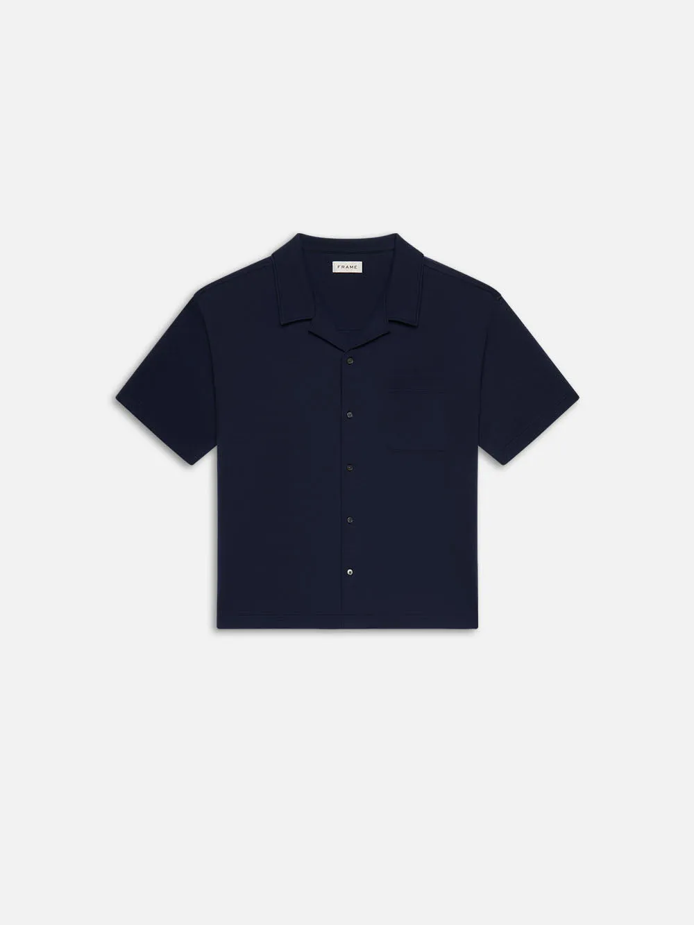 Duo Fold Relaxed Short Sleeve Shirt -- Navy