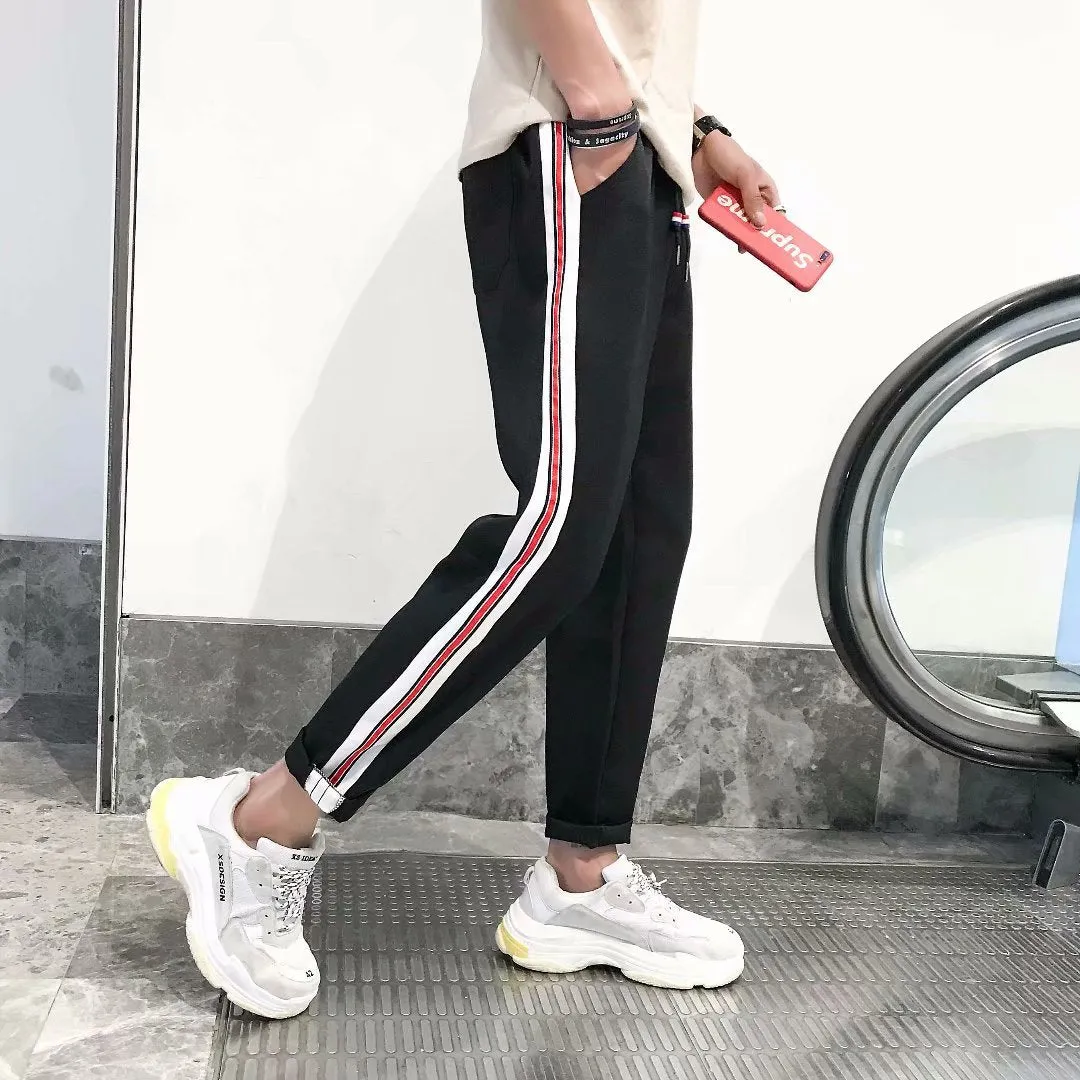 Men Pants Casual Sports Pants Men's Trendy Thin Pants