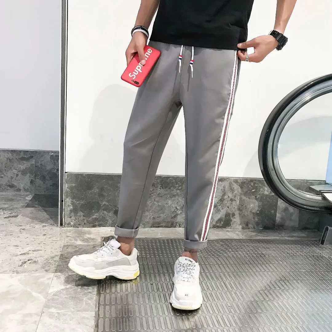 Men Pants Casual Sports Pants Men's Trendy Thin Pants