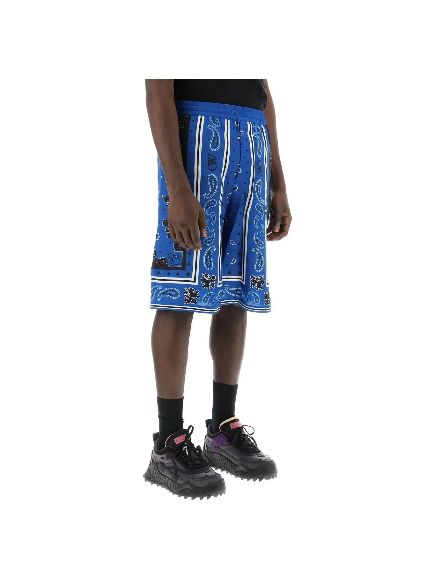 Paisley Print Bandana Shorts