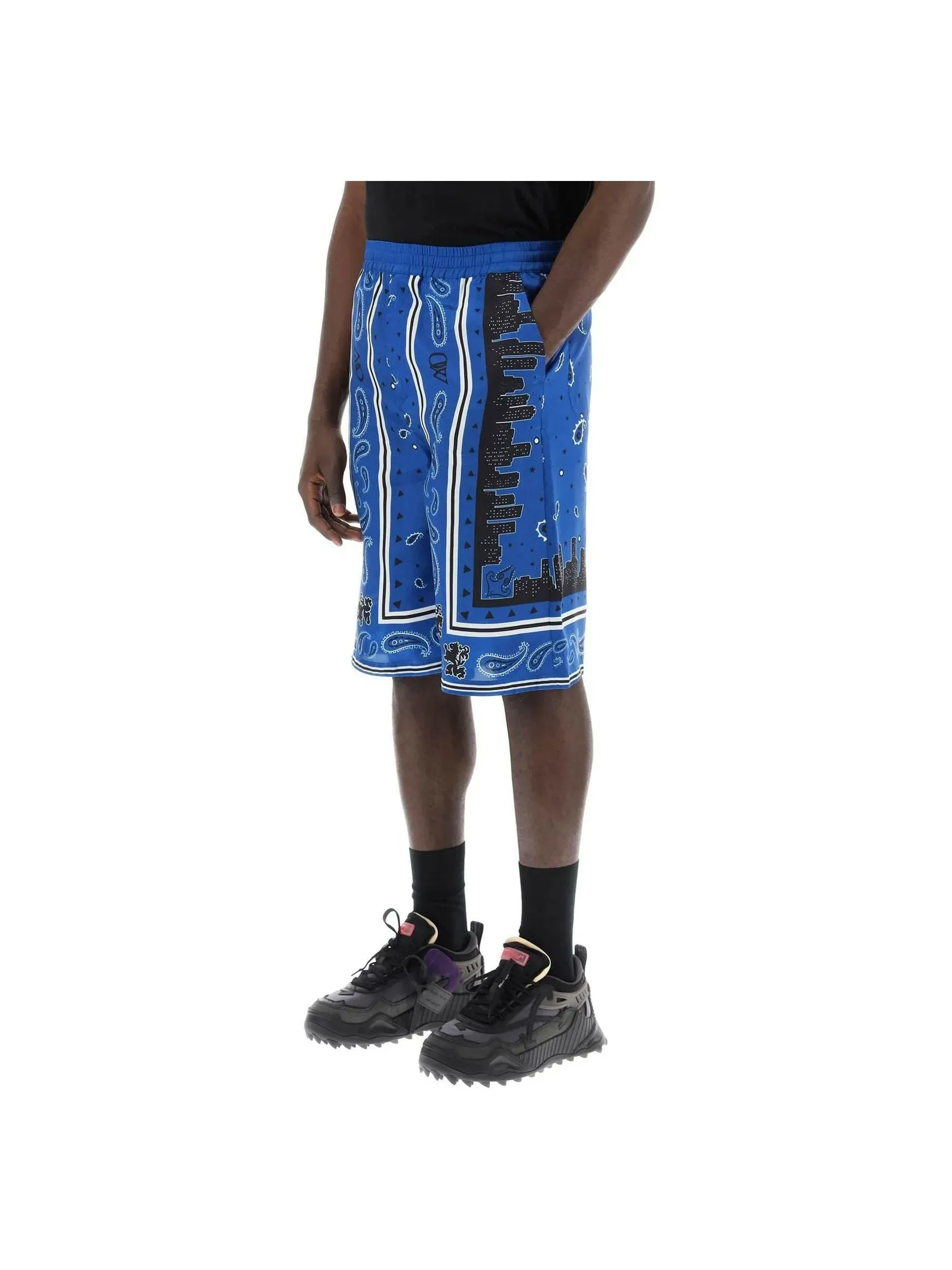 Paisley Print Bandana Shorts