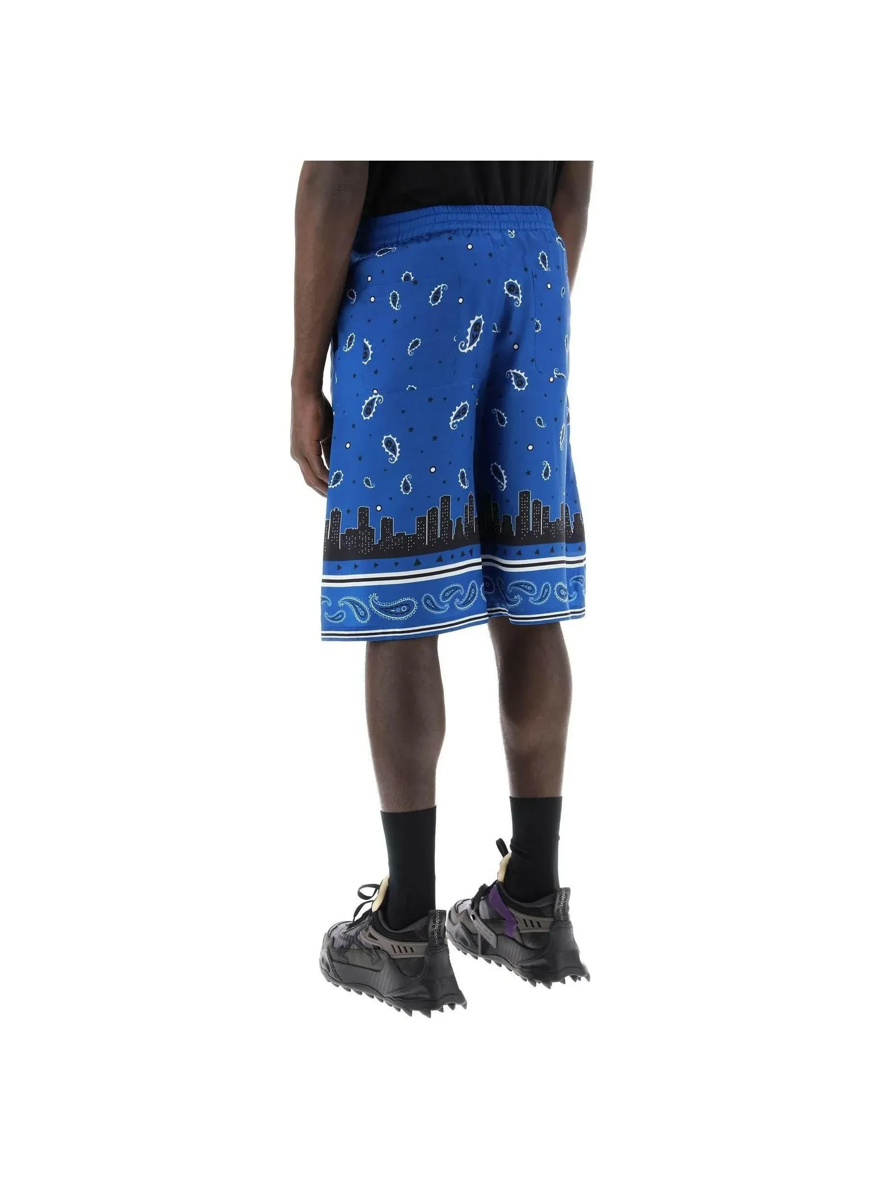 Paisley Print Bandana Shorts
