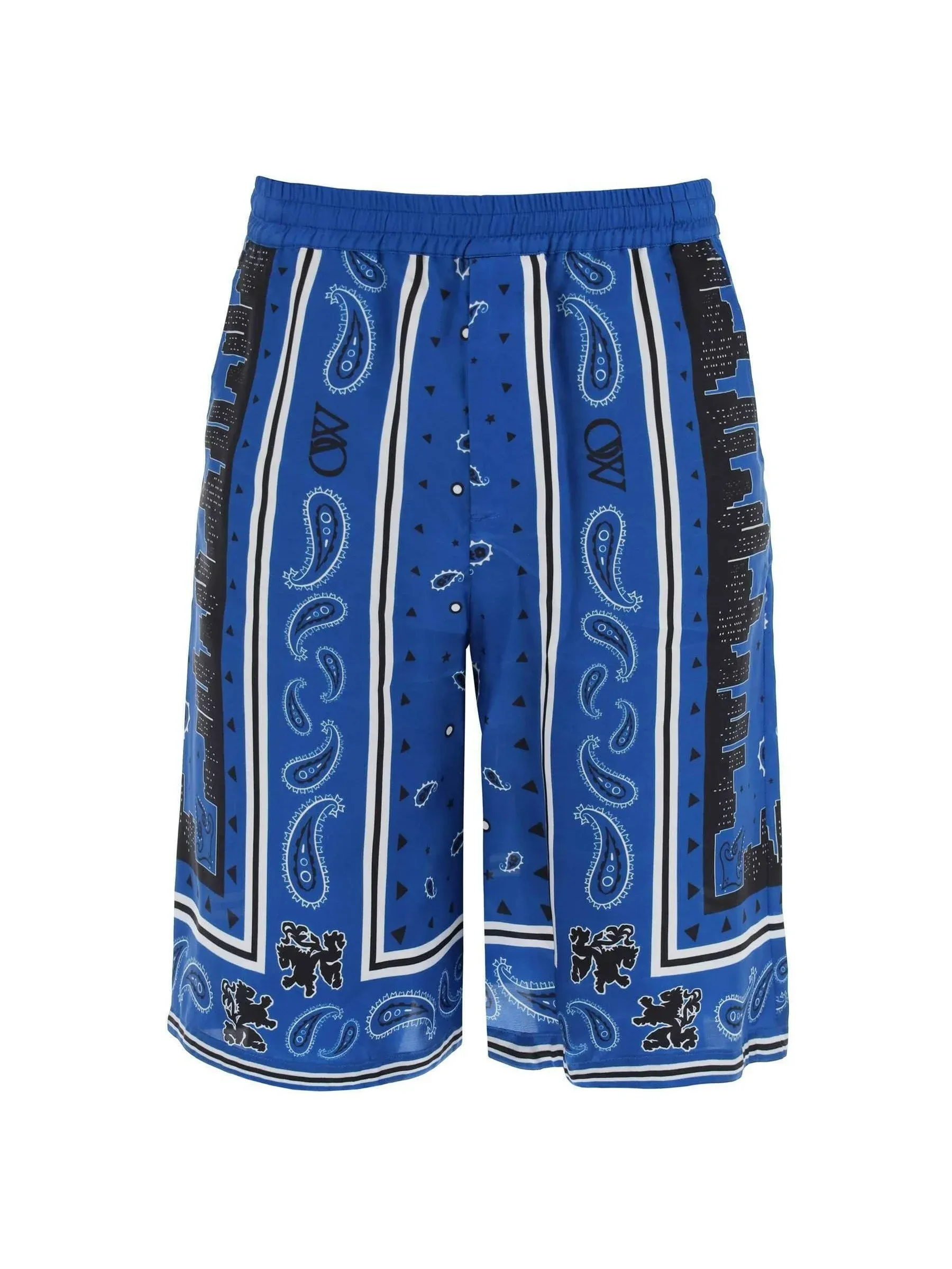 Paisley Print Bandana Shorts