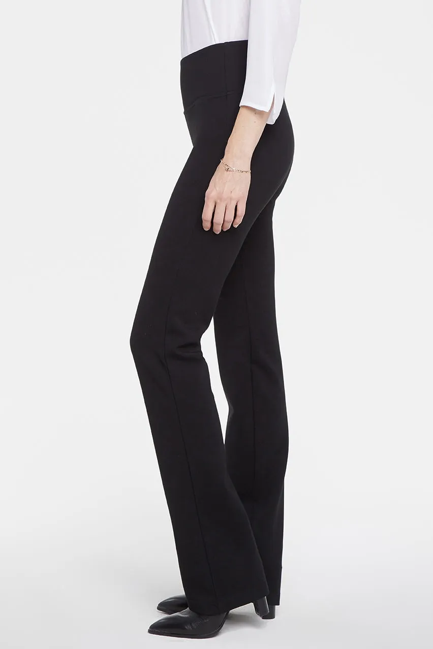 Pull-On Straight Pants Sculpt-Her™ Collection | Black