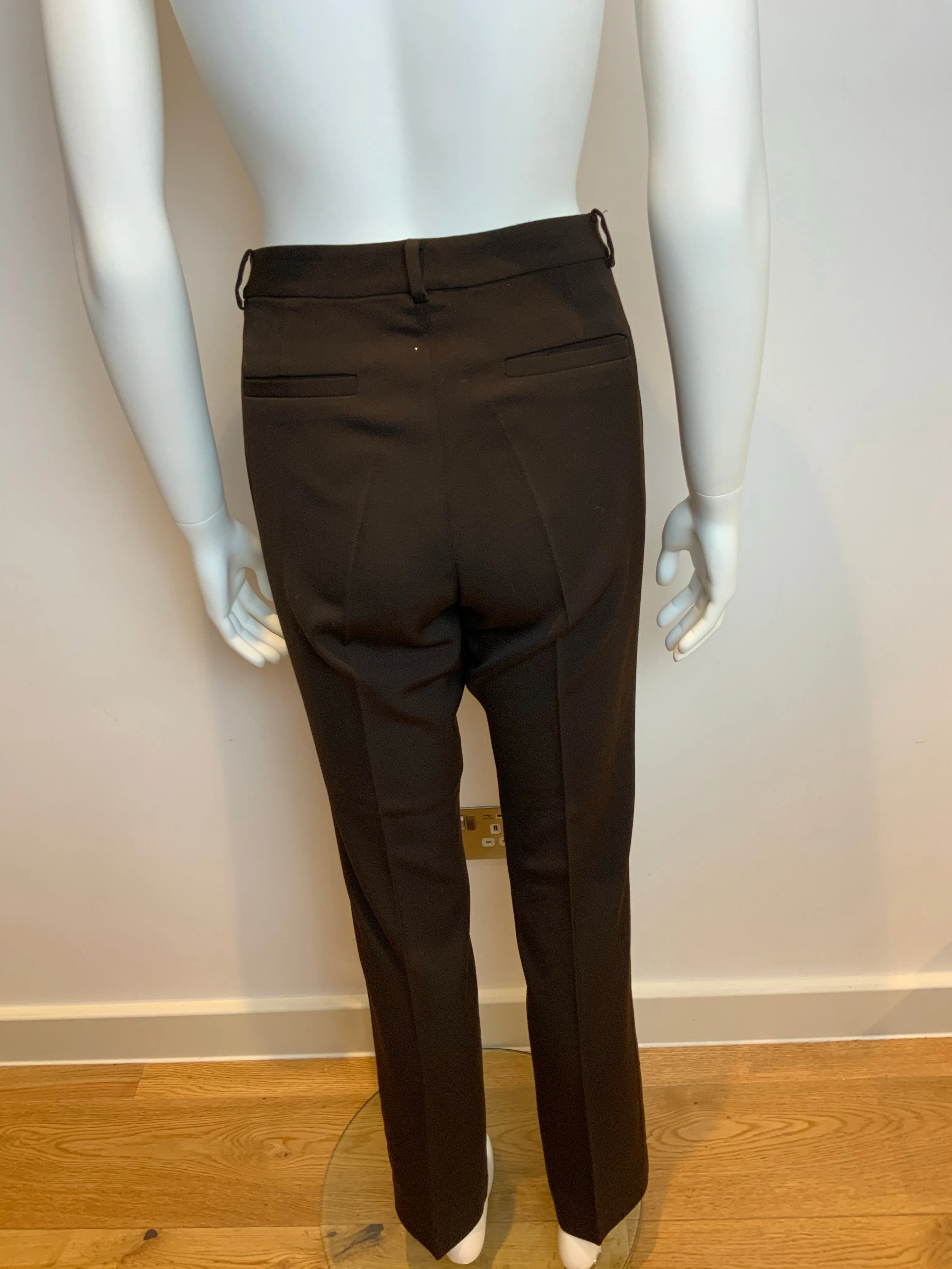 Ralph Lauren Lauren Brown Wool Pants Trousers Size US 8 UK 12 L LARGE ladies