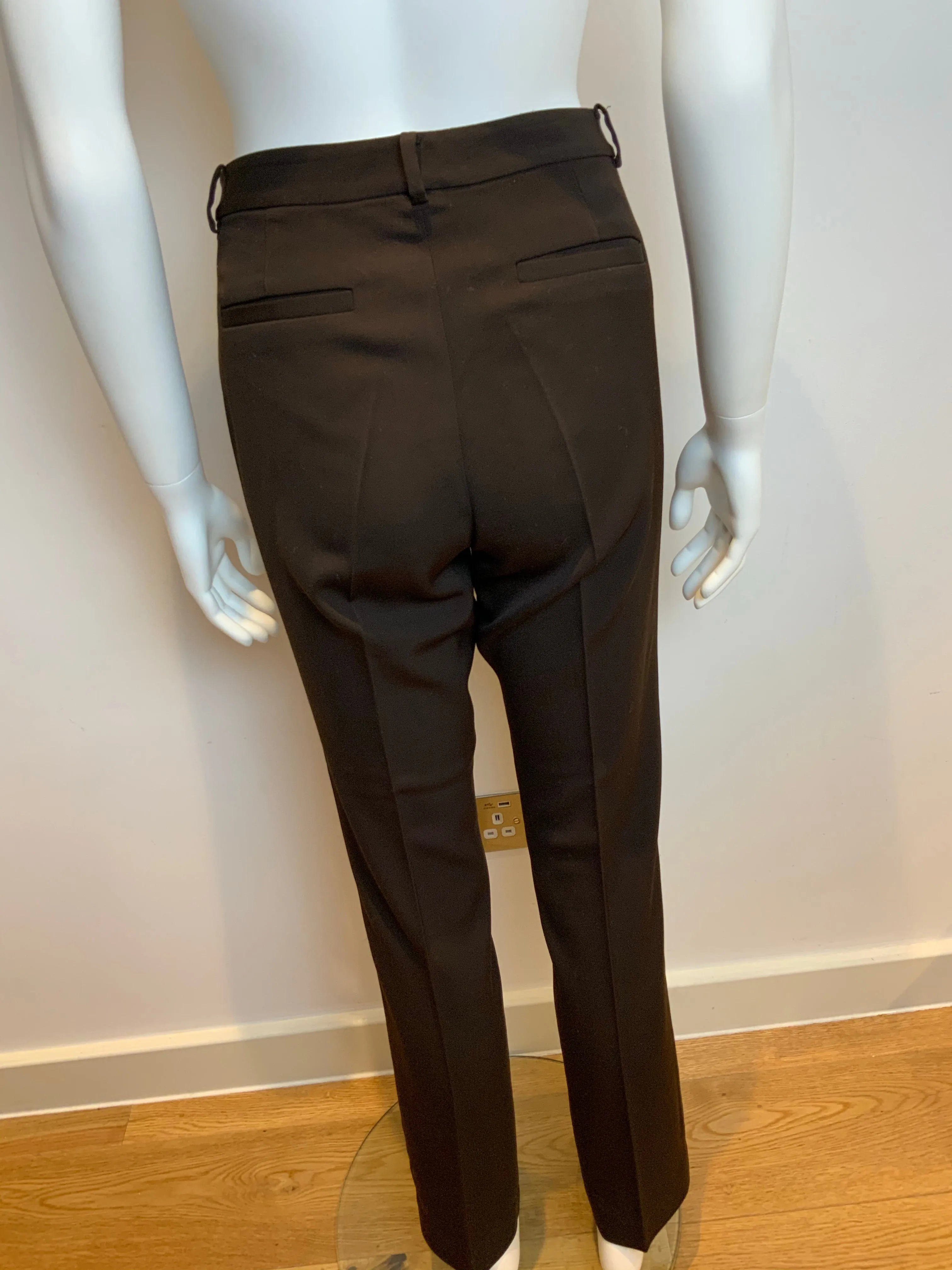 Ralph Lauren Lauren Brown Wool Pants Trousers Size US 8 UK 12 L LARGE ladies