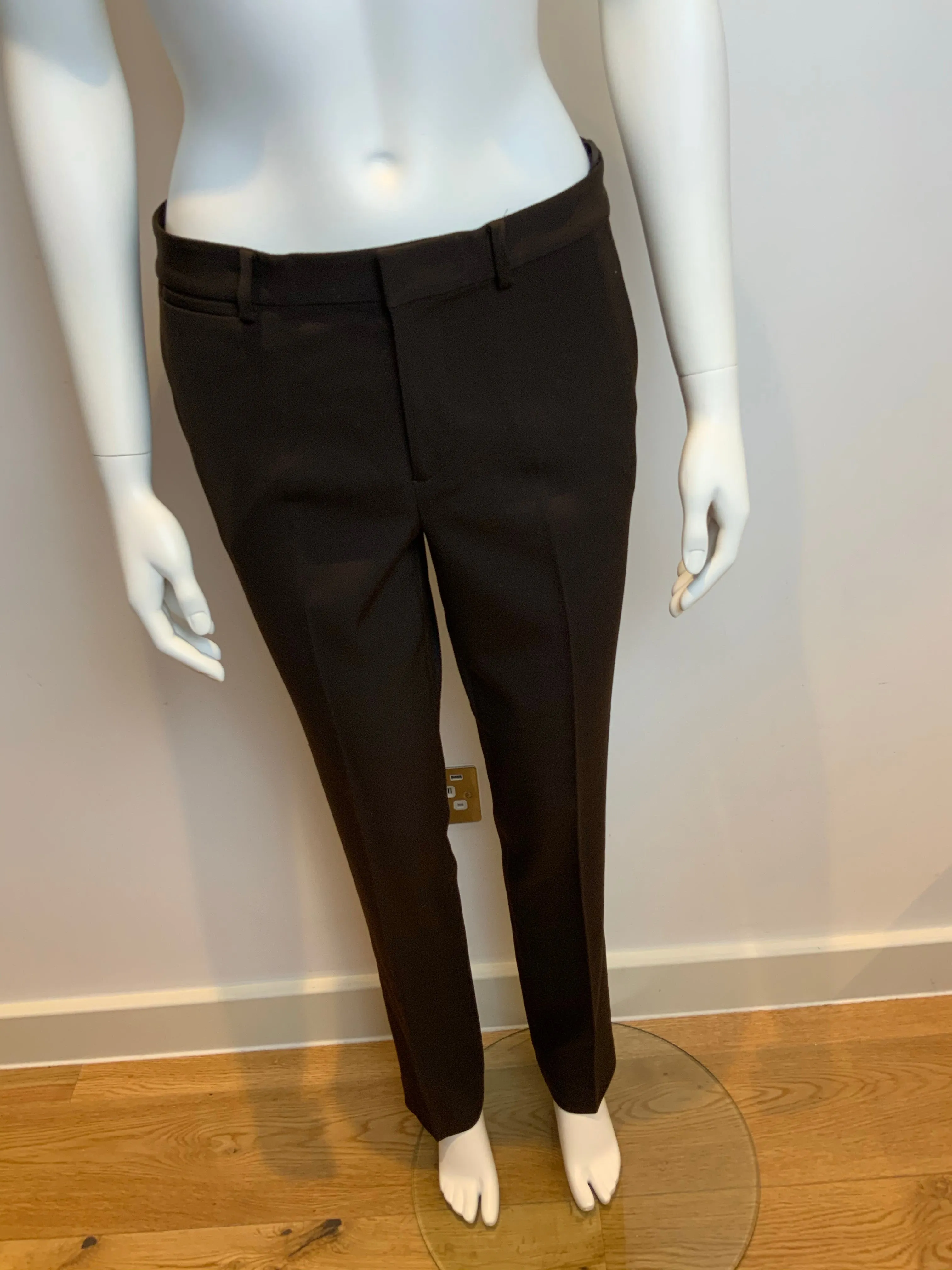 Ralph Lauren Lauren Brown Wool Pants Trousers Size US 8 UK 12 L LARGE ladies