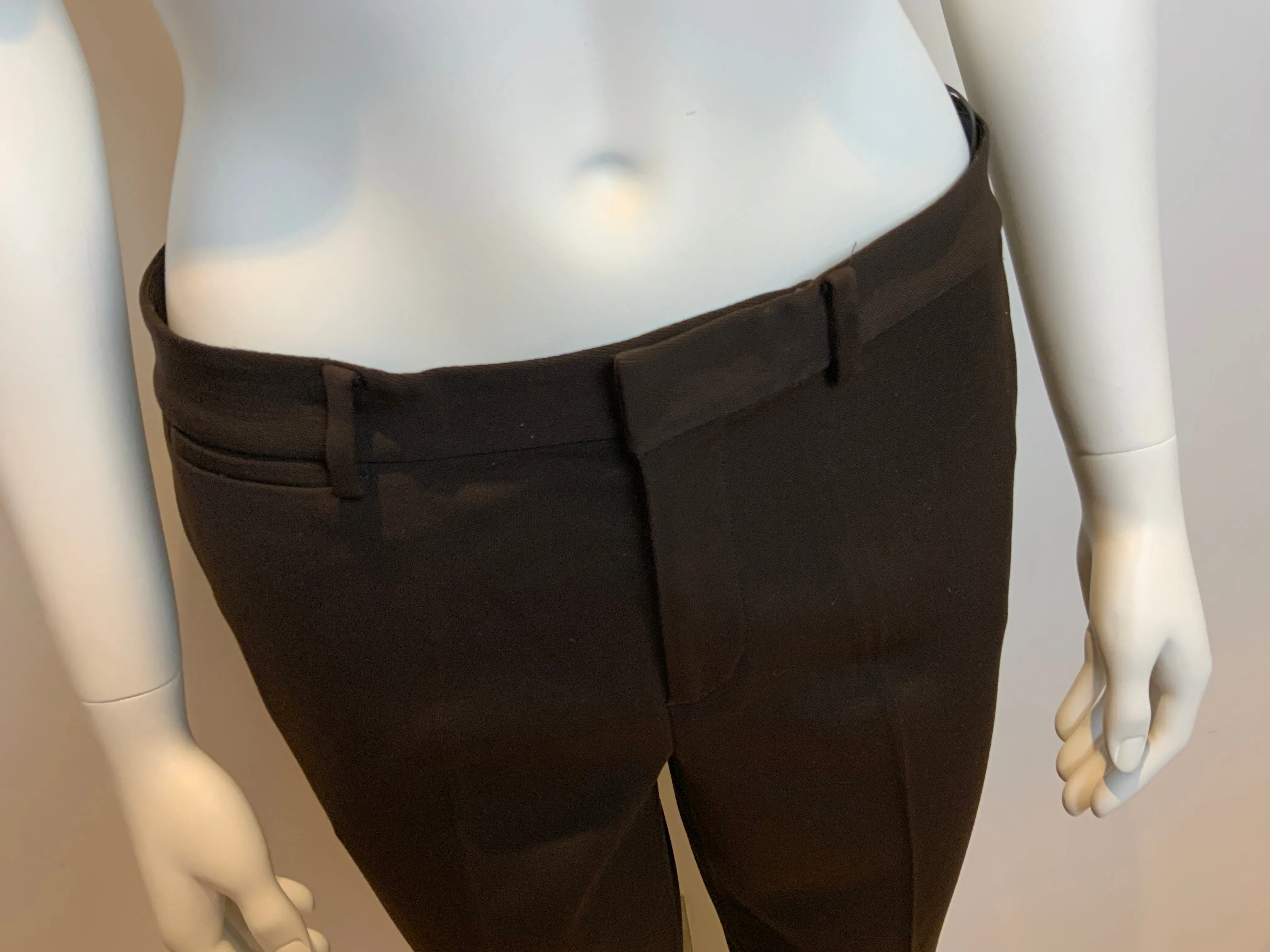 Ralph Lauren Lauren Brown Wool Pants Trousers Size US 8 UK 12 L LARGE ladies