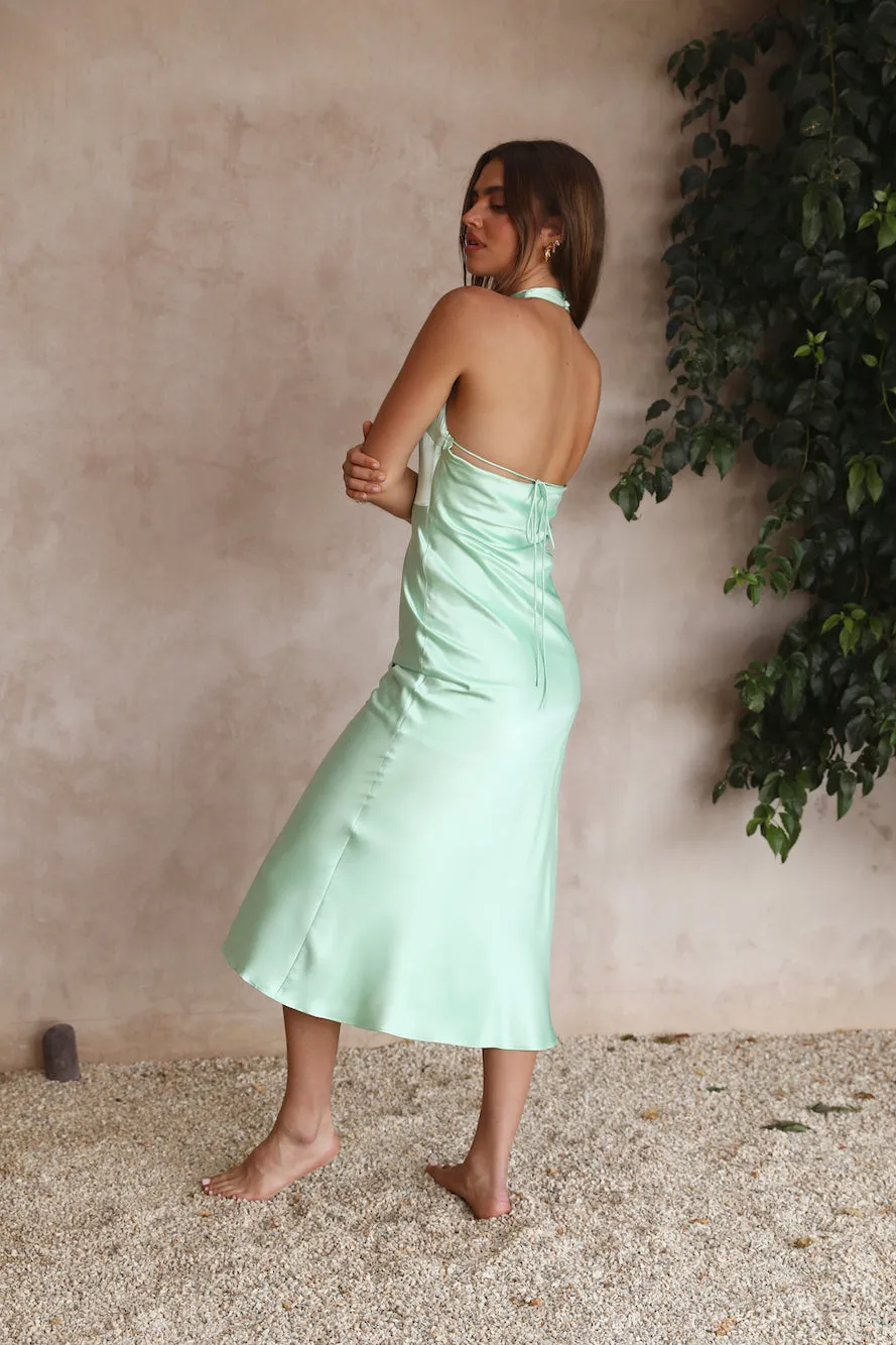 Romantic Memory Maxi Dress Green