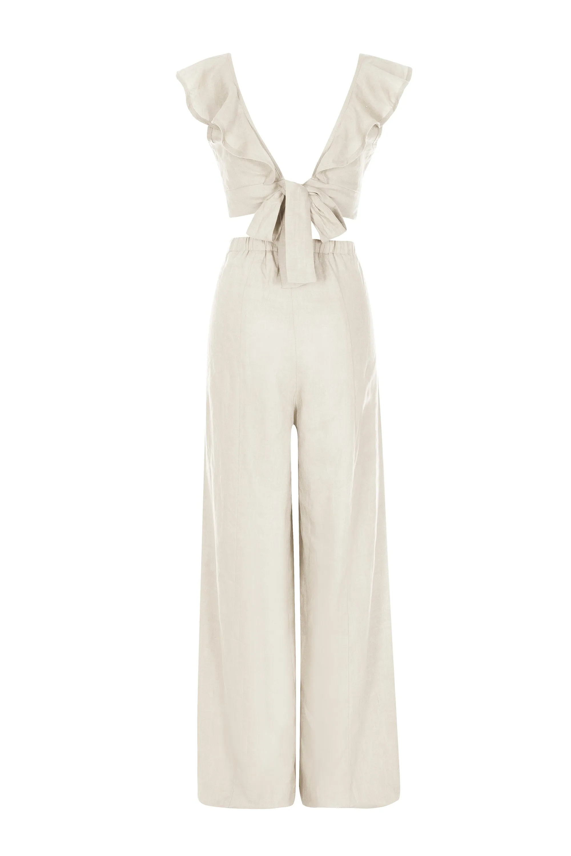 Sand - 100% Linen Mykonos Top