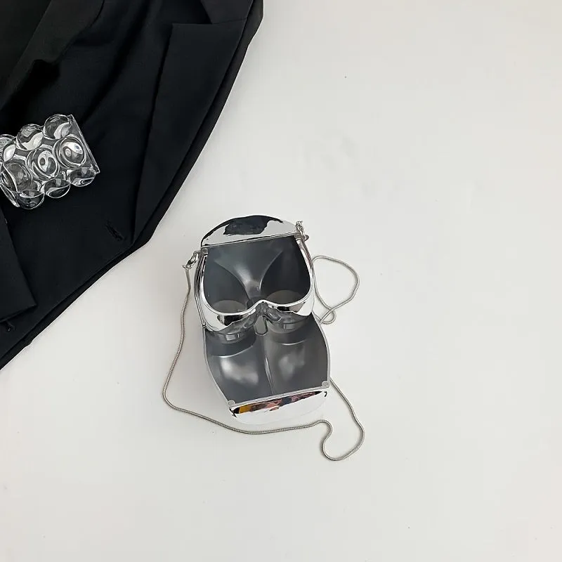 Trendy  Butt Shape Mini Crossbody Bag
