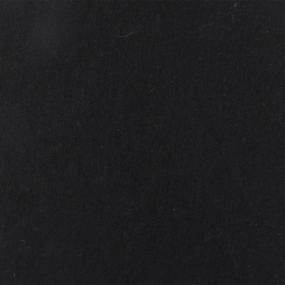 Void Black Solid Stretch Rayon Baby French Terry Knit Fabric