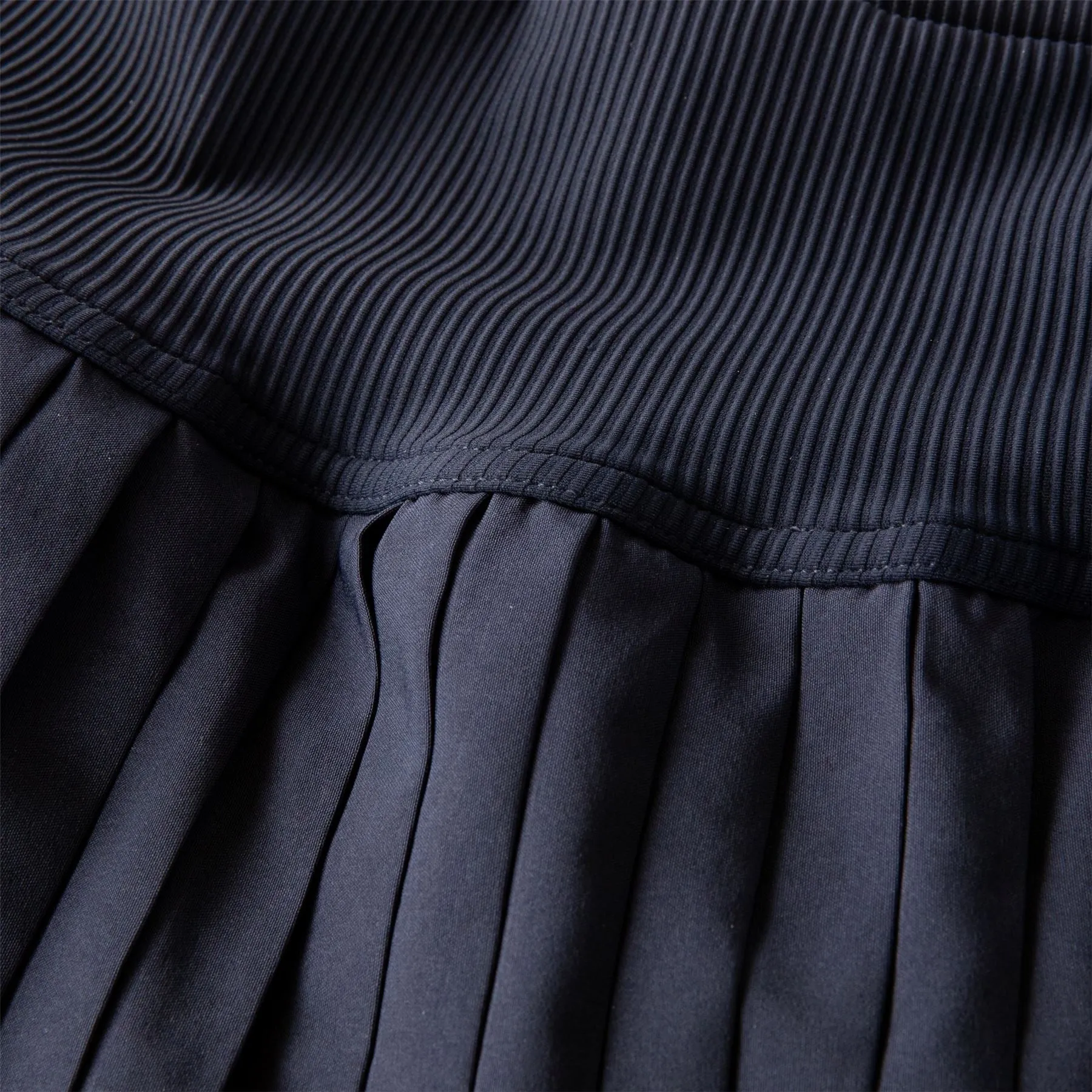 Womens Petite Pleat Skirt Navy - 2024